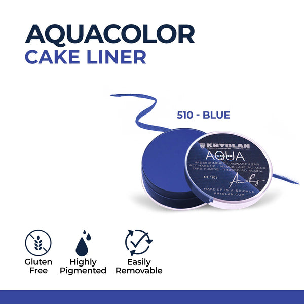 Blue Aqua Colour Liner Matte